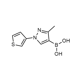 (3-Methyl-1-(thiophen-3-yl)-1H-pyrazol-4-yl)boronic acid|CS-0519938