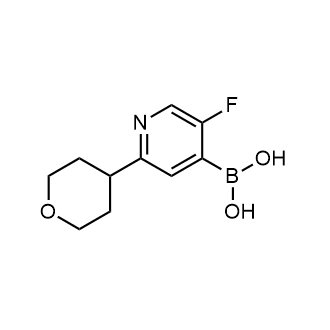 (5-Fluoro-2-(tetrahydro-2H-pyran-4-yl)pyridin-4-yl)boronic acid|CS-0520025