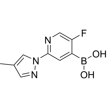 (5-Fluoro-2-(4-methyl-1H-pyrazol-1-yl)pyridin-4-yl)boronic acid|CS-0520032