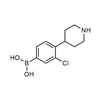 (3-Chloro-4-(piperidin-4-yl)phenyl)boronic acid|CS-0520035