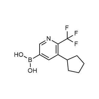 (5-Cyclopentyl-6-(trifluoromethyl)pyridin-3-yl)boronic acid|CS-0520036