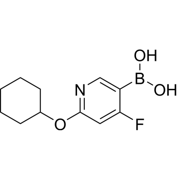 (6-(Cyclohexyloxy)-4-fluoropyridin-3-yl)boronic acid|CS-0520202