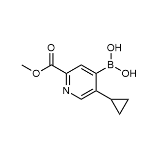 (5-Cyclopropyl-2-(methoxycarbonyl)pyridin-4-yl)boronic acid|CS-0520232