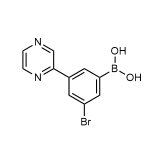 (3-Bromo-5-(pyrazin-2-yl)phenyl)boronic acid|CS-0520374