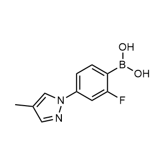 (2-Fluoro-4-(4-methyl-1H-pyrazol-1-yl)phenyl)boronic acid|CS-0520454