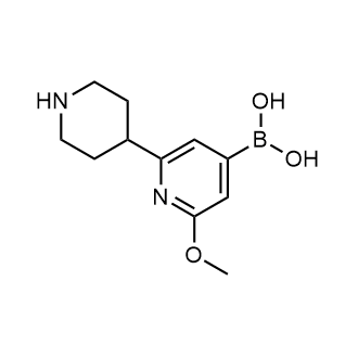 (2-Methoxy-6-(piperidin-4-yl)pyridin-4-yl)boronic acid|CS-0520523