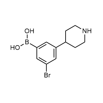 (3-Bromo-5-(piperidin-4-yl)phenyl)boronic acid|CS-0520530