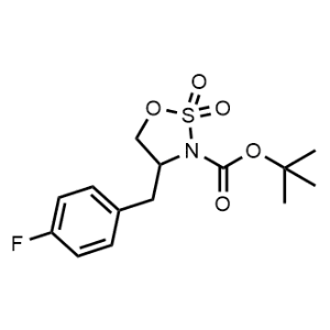 Tert-butyl 4-(4-fluorobenzyl)-1,2,3-oxathiazolidine-3-carboxylate 2,2-dioxide|CS-0520808