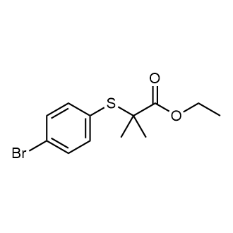 Ethyl 2-((4-bromophenyl)thio)-2-methylpropanoate|CS-0521046