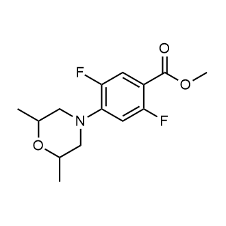 Methyl 4-(2,6-dimethylmorpholino)-2,5-difluorobenzoate|CS-0521098