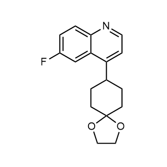 6-Fluoro-4-(1,4-dioxaspiro[4.5]Decan-8-yl)quinoline|CS-0521452