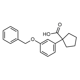 1-(3-(Benzyloxy)phenyl)cyclopentane-1-carboxylic acid|CS-0521705