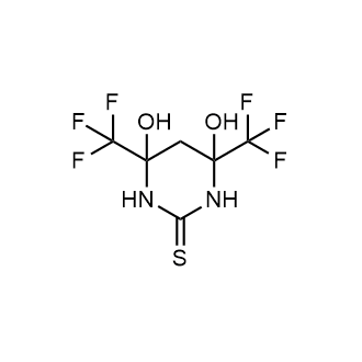 4,6-Dihydroxy-4,6-bis(trifluoromethyl)tetrahydropyrimidine-2(1H)-thione|CS-0522115