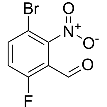 3-Bromo-6-fluoro-2-nitrobenzaldehyde|CS-0522323