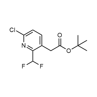 Tert-butyl 2-(6-chloro-2-(difluoromethyl)pyridin-3-yl)acetate|CS-0522393