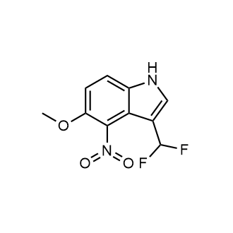 3-(Difluoromethyl)-5-methoxy-4-nitro-1H-indole|CS-0522448