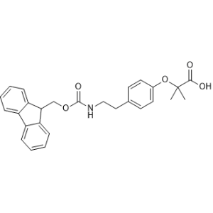 2-(4-(2-((((9H-fluoren-9-yl)methoxy)carbonyl)amino)ethyl)phenoxy)-2-methylpropanoic acid|CS-0522583