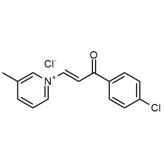 (E)-1-(3-(4-chlorophenyl)-3-oxoprop-1-en-1-yl)-3-methylpyridin-1-ium chloride|CS-0522589