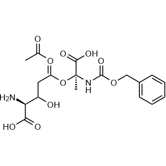 (2S)-5-(acetyl-lambda3-oxidanylidene)-2-amino-5-((S)-1-(((benzyloxy)carbonyl)amino)-1-carboxyethoxy)-3-hydroxypentanoic acid|CS-0522654