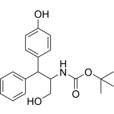 Tert-butyl (3-hydroxy-1-(4-hydroxyphenyl)-1-phenylpropan-2-yl)carbamate|CS-0522806