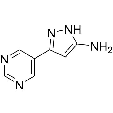 3-(Pyrimidin-5-yl)-1H-pyrazol-5-amine|CS-0522901