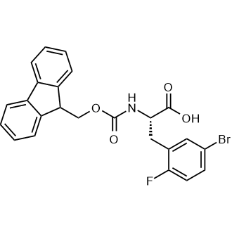 (S)-2-((((9H-fluoren-9-yl)methoxy)carbonyl)amino)-3-(5-bromo-2-fluorophenyl)propanoic acid|CS-0522974