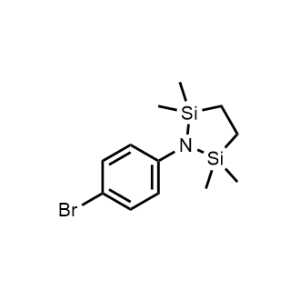 1-(4-Bromophenyl)-2,2,5,5-tetramethyl-1,2,5-azadisilolidine|CS-0523313