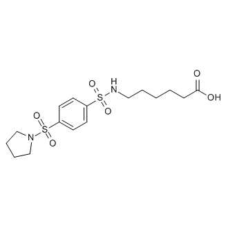 6-((4-(Pyrrolidin-1-ylsulfonyl)phenyl)sulfonamido)hexanoic acid|CS-0523384