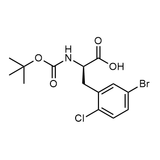 (R)-3-(5-bromo-2-chlorophenyl)-2-((tert-butoxycarbonyl)amino)propanoic acid|CS-0523391