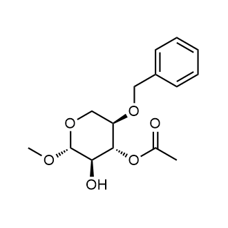 (2R,3R,4R,5R)-5-(benzyloxy)-3-hydroxy-2-methoxytetrahydro-2H-pyran-4-yl acetate|CS-0523471