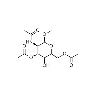 ((2R,3S,4R,5R,6S)-5-acetamido-4-acetoxy-3-hydroxy-6-methoxytetrahydro-2H-pyran-2-yl)methyl acetate