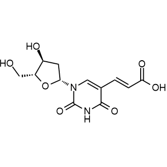 (E)-3-(1-((2R,4S,5R)-4-hydroxy-5-(hydroxymethyl)tetrahydrofuran-2-yl)-2,4-dioxo-1,2,3,4-tetrahydropyrimidin-5-yl)acrylic acid|CS-0524047