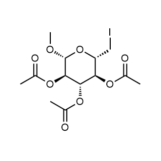 (2S,3S,4S,5R,6R)-2-(iodomethyl)-6-methoxytetrahydro-2H-pyran-3,4,5-triyl triacetate|CS-0524152