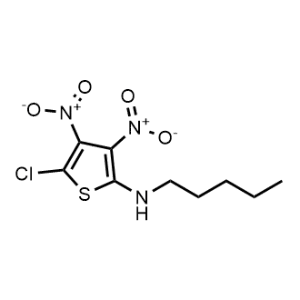 5-Chloro-3,4-dinitro-N-pentylthiophen-2-amine|CS-0524433