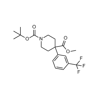 1-(Tert-butyl) 4-methyl 4-(3-(trifluoromethyl)phenyl)piperidine-1,4-dicarboxylate|CS-0524651