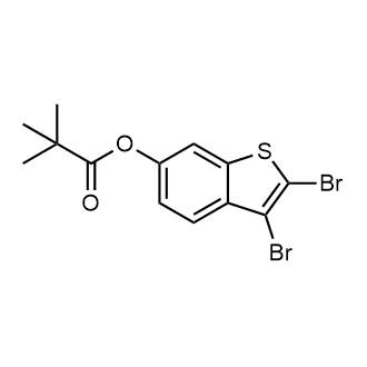 2,3-Dibromobenzo[b]thiophen-6-yl pivalate|CS-0524750
