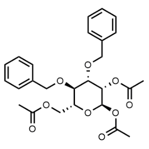 (2R,3S,4S,5R,6R)-6-(acetoxymethyl)-4,5-bis(benzyloxy)tetrahydro-2H-pyran-2,3-diyl diacetate|CS-0524811