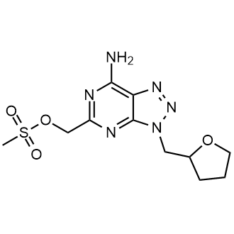 (7-Amino-3-((tetrahydrofuran-2-yl)methyl)-3H-[1,2,3]triazolo[4,5-d]pyrimidin-5-yl)methyl methanesulfonate|CS-0525138