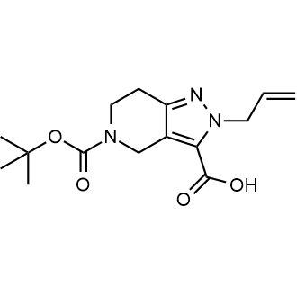 2-Allyl-5-(tert-butoxycarbonyl)-4,5,6,7-tetrahydro-2H-pyrazolo[4,3-c]pyridine-3-carboxylic acid|CS-0525142