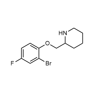 2-((2-Bromo-4-fluorophenoxy)methyl)piperidine|CS-0525734