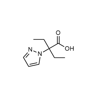 2-Ethyl-2-(1H-pyrazol-1-yl)butanoic acid|CS-0525744