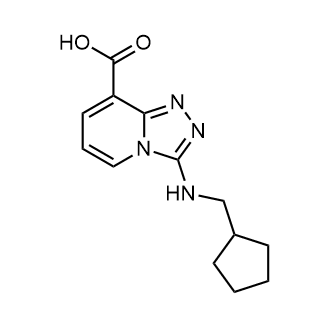 3-((Cyclopentylmethyl)amino)-[1,2,4]triazolo[4,3-a]pyridine-8-carboxylic acid|CS-0525782