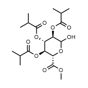 (3R,4S,5S,6S)-2-hydroxy-6-(methoxycarbonyl)tetrahydro-2H-pyran-3,4,5-triyl tris(2-methylpropanoate)|CS-0525870