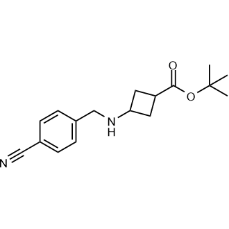 Tert-butyl 3-((4-cyanobenzyl)amino)cyclobutane-1-carboxylate|CS-0526045
