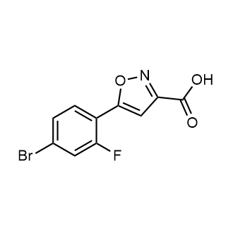 5-(4-Bromo-2-fluorophenyl)isoxazole-3-carboxylic acid|CS-0526192
