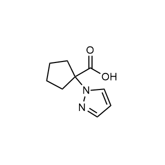 1-(1H-pyrazol-1-yl)cyclopentane-1-carboxylic acid|CS-0526332