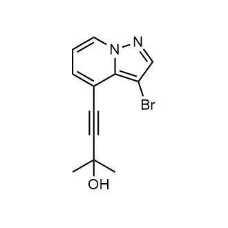 4-(3-Bromopyrazolo[1,5-a]pyridin-4-yl)-2-methylbut-3-yn-2-ol|CS-0527270