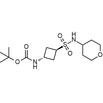 tert-Butyl ((1r,3r)-3-(N-(tetrahydro-2H-pyran-4-yl)sulfamoyl)cyclobutyl)carbamate|CS-0527528