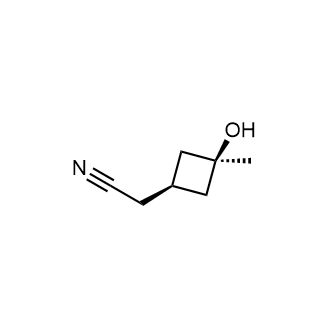 2-(trans-3-hydroxy-3-methylcyclobutyl)acetonitrile|CS-0527816