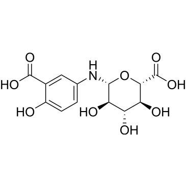 (2S,3S,4S,5R,6R)-6-((3-Carboxy-4-hydroxyphenyl)amino)-3,4,5-trihydroxytetrahydro-2H-pyran-2-carboxylic acid Mesalazine/Mesalamine Impurity|CS-0527851